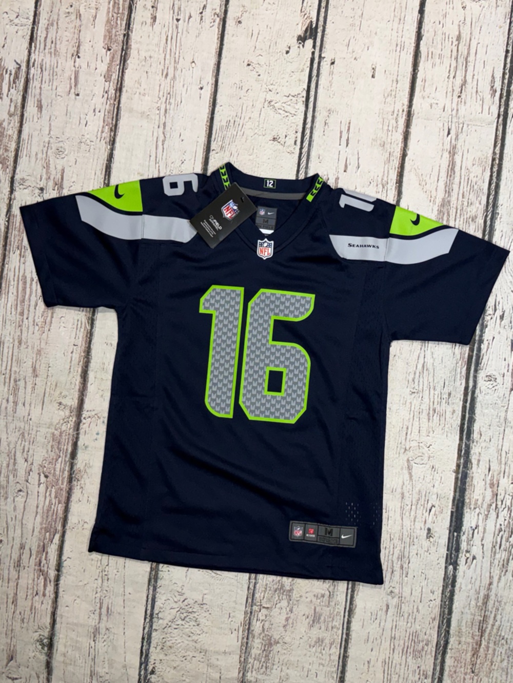 Tyler Lockett Seattle Seahawks Nike NFL Football New Boys Kids Medium Jersey
